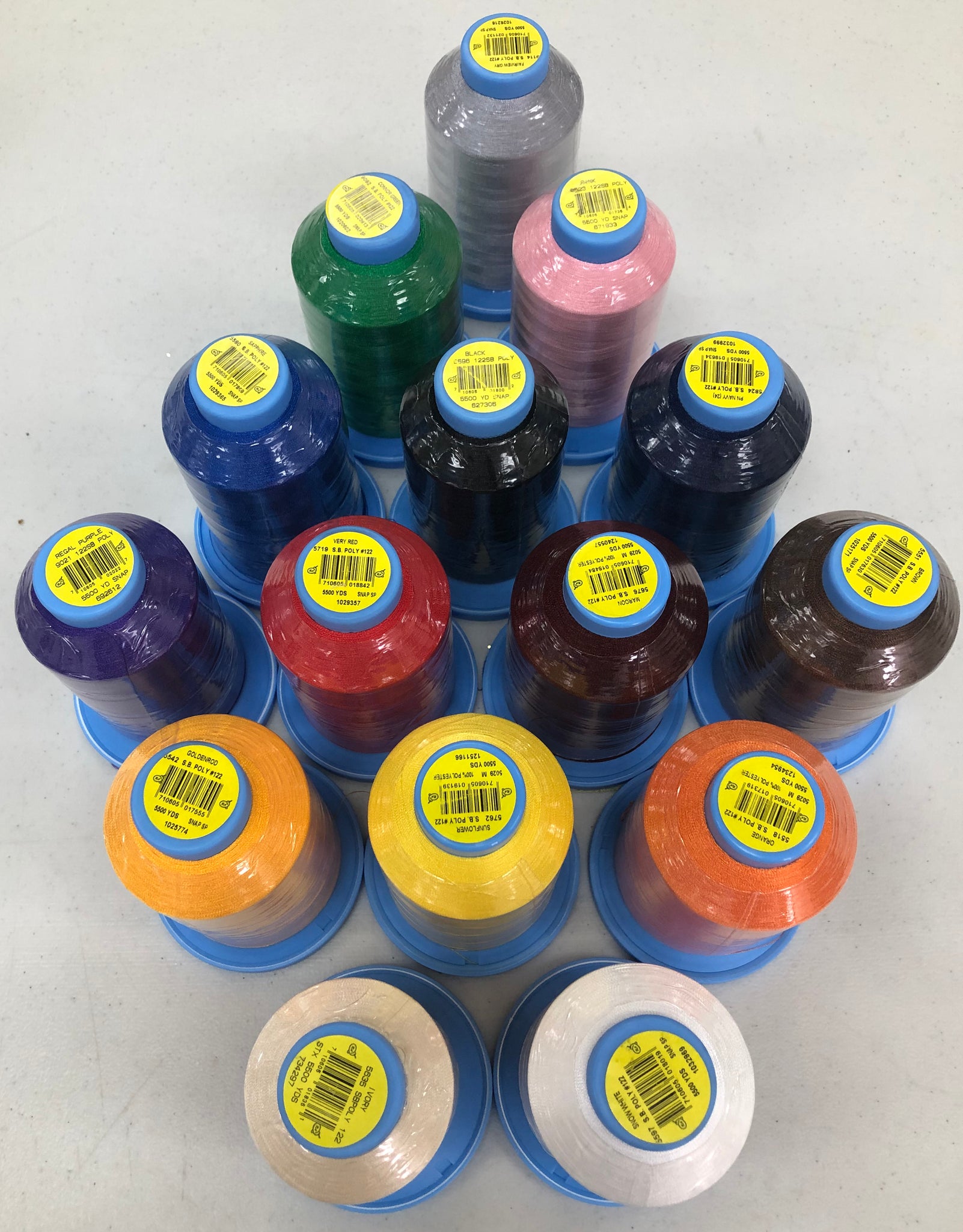Robison Anton Polyester Thread Bundle (15 Colors) - 1